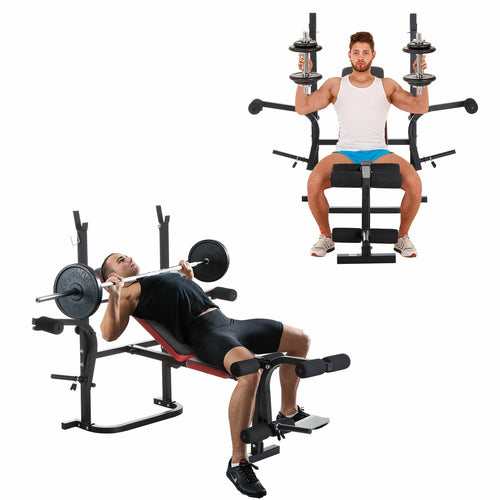 Multi-Function Weight Bench - Complete Training Station Gym Equipment Ruck2Rise 3bc0ed886e6553f7db7870872774eb3b_2
