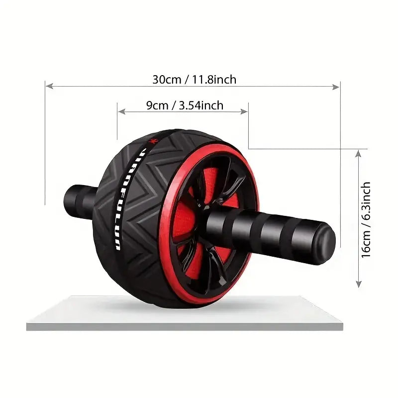 Stainless Steel Abdominal Exercise Wheel - Ultimate Core Workout Sports & Fitness > Fitness Accessories TM 53dcc66e-4e98-4d6c-bad0-a9973786292c