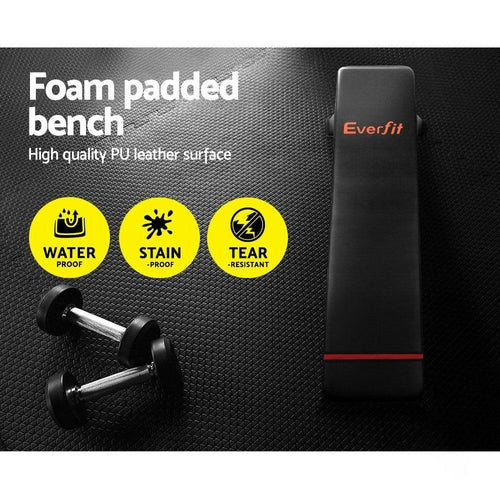 Flat Weight Bench 300kg - Heavy-Duty Strength Foundation Gym Equipment Ruck2Rise FIT-BENCH-FLAT-05