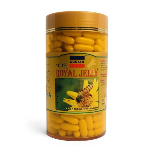 365x 1450mg Royal Bee Jelly Capsules Costar 100% Pure Vitamins Ruck2Rise Royal_Jelly_365_3