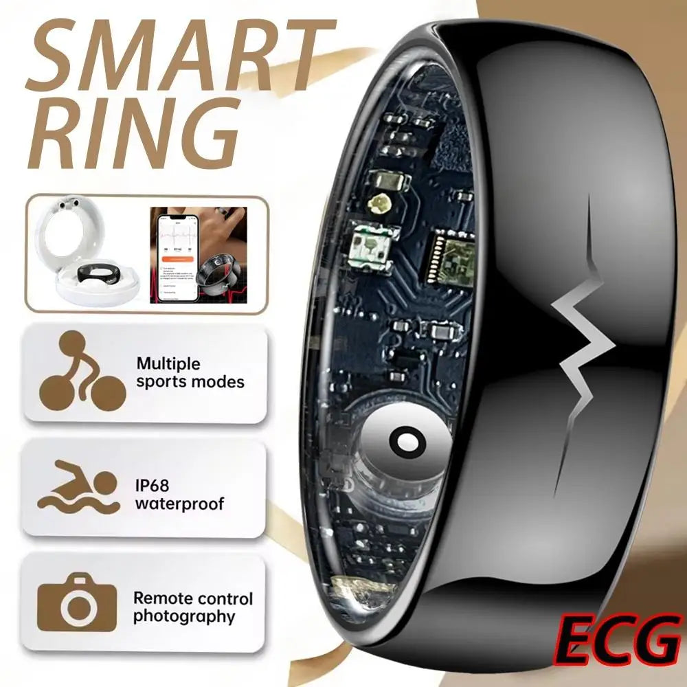 AI ECG Smart Ring - Advanced Health Monitoring You Can Wear Ruck2Rise S0b43ff2e040b44c4bf13608855f2e44eu