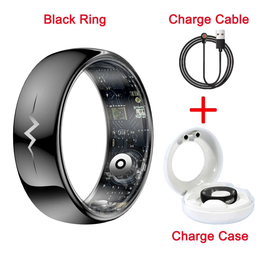 AI ECG Smart Ring - Advanced Health Monitoring You Can Wear Black Ruck2Rise S1f2ddfc3c4954c2bb88ebb2ef16209d8W