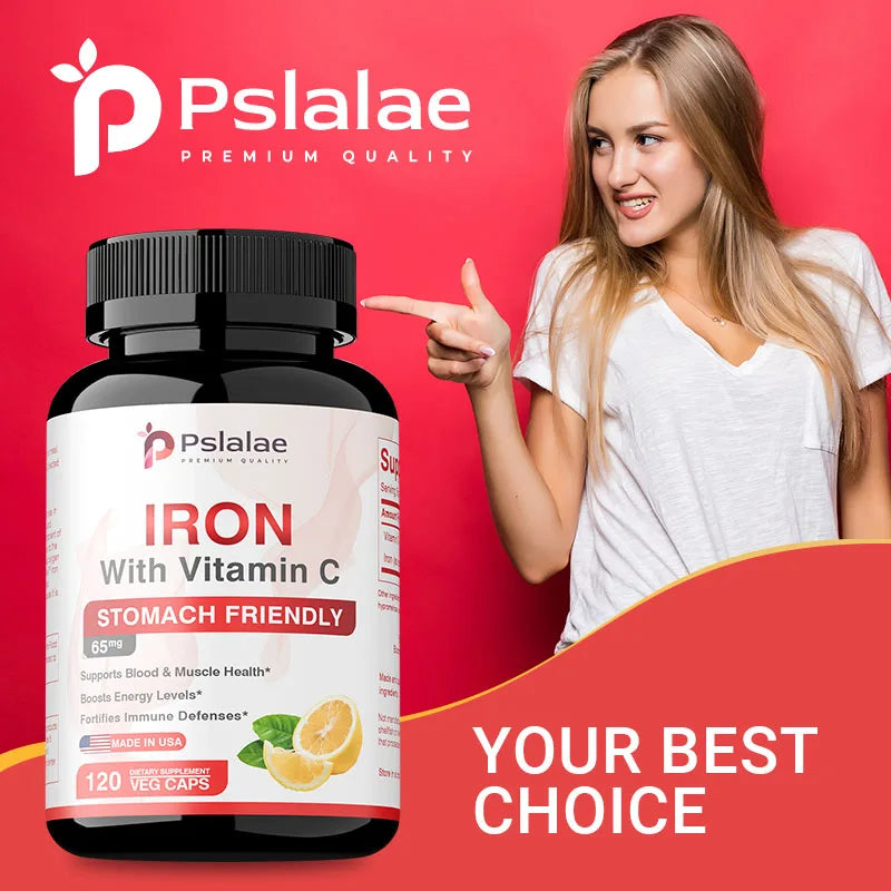 Iron Supplements - Help Maintain A Healthy Immune System and Brain Health, Boost Energy Levels and Fight Fatigue, Relieve Anemia Ruck2Rise S2548e7581f6d44568f1d355ab4ce08fdY