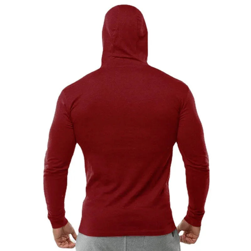 Long Sleeve Hooded Gym Shirt - All-Season Performance Wear Ruck2Rise S29b8729301c642f3b658f697d407682b6