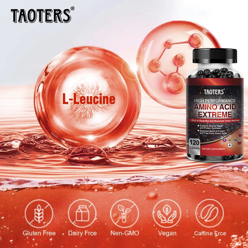 Advanced Bodybuilding Amino Acid Capsules- Helps Increase Strength, Endurance, Protein Synthesis, Build Muscle Mass, Abs, Energy Ruck2Rise S2b8294cef6104e4a8acd863be8114624n