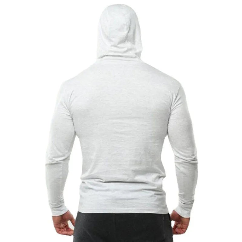 Long Sleeve Hooded Gym Shirt - All-Season Performance Wear Ruck2Rise S380cb8168f8448558989f142d92d16a11