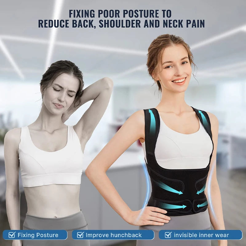 Posture Corrector Back Brace - Relieve Pain, Stand Taller Ruck2Rise S4e9013dce19b49e1a26bc98f5bea54e7U