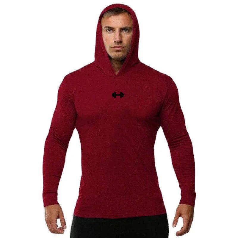 Long Sleeve Hooded Gym Shirt - All-Season Performance Wear Ruck2Rise S525e74b6d6594e15ba826284159db934A