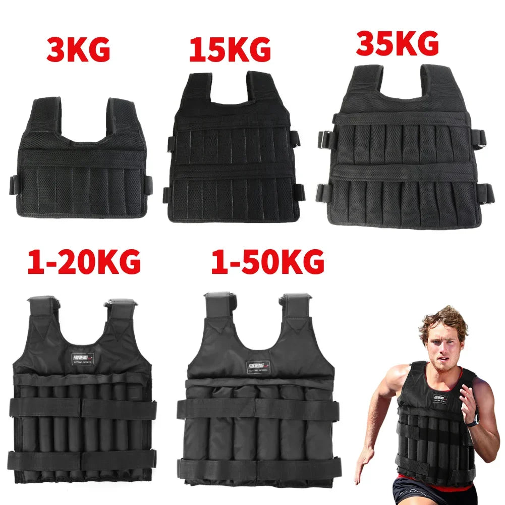 Adjustable Weight Vest - Transform Any Workout Into Strength Training Ruck2Rise S5d523c17c068440f81806d54806fedd15