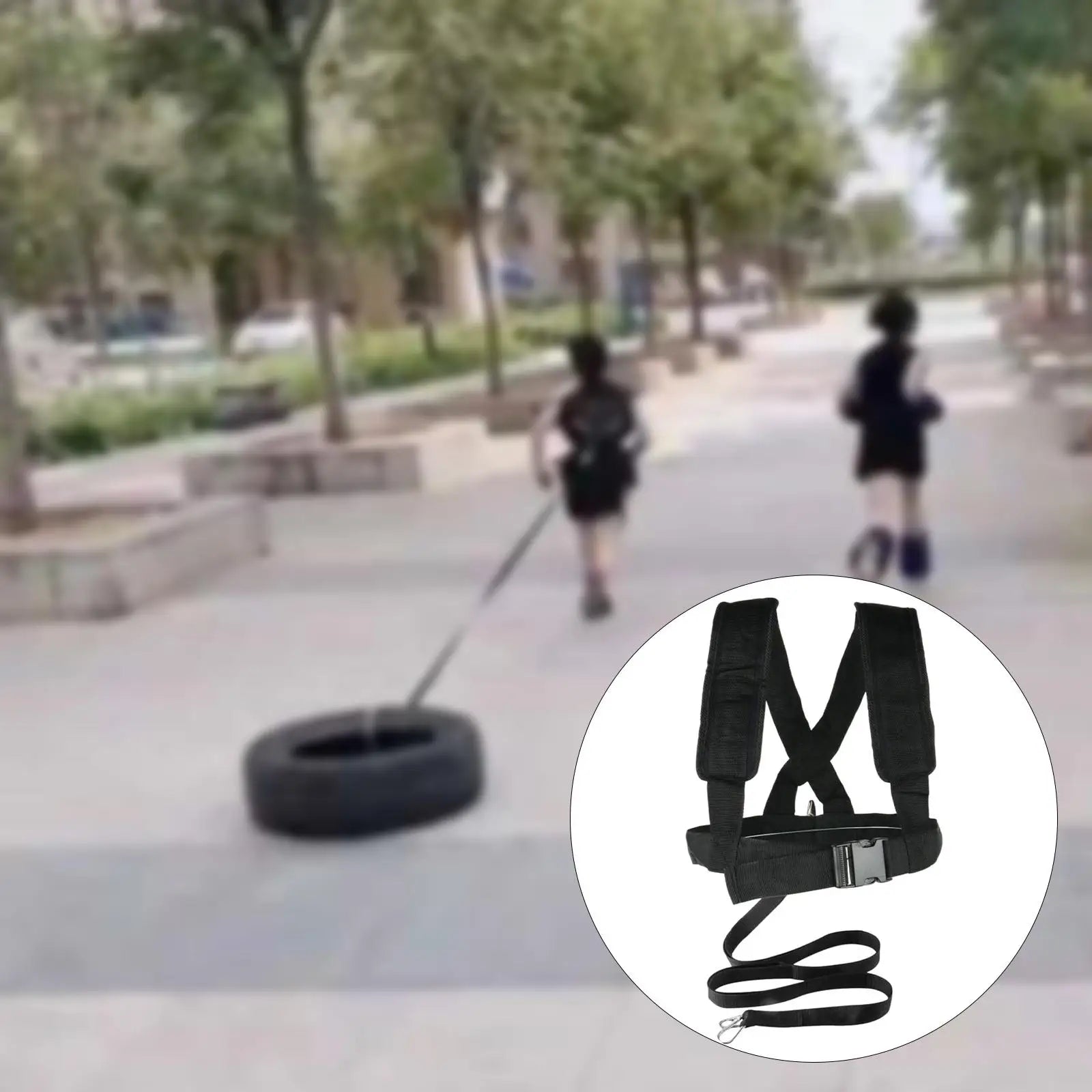 Sled Harness Football Workout Equipment Adjustable Trainer of Speed Straps Ski Safety Belt Resistance Vest Sled Harness Ruck2Rise S5e66e6e34a76430c812cd6fafc0b9e9aT