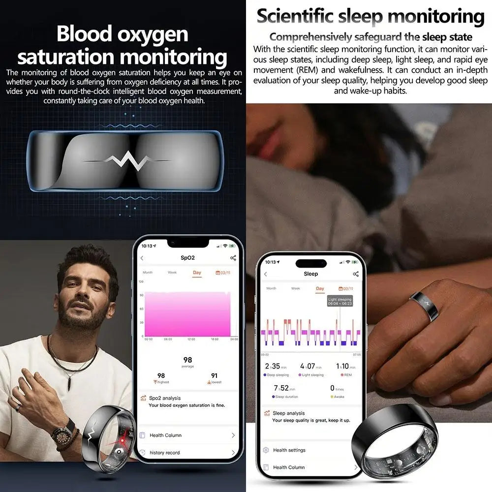 AI ECG Smart Ring - Advanced Health Monitoring You Can Wear Ruck2Rise S78a72847f7c6444489145d3341e43e724
