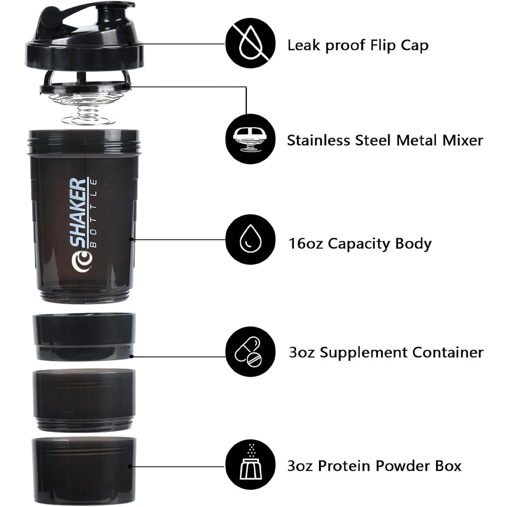 Premium Protein Shaker Cup - Mix Perfect Shakes Every Time Ruck2Rise S7c7ddf4825af4f21af9ff64dea28ecd5y