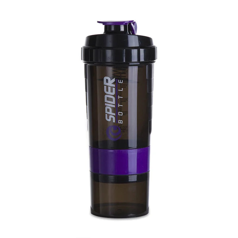 Premium Protein Shaker Cup - Mix Perfect Shakes Every Time Purple 501-600ml Ruck2Rise S7de7b22d40284d2e9234a6fd5d1b9ed2G