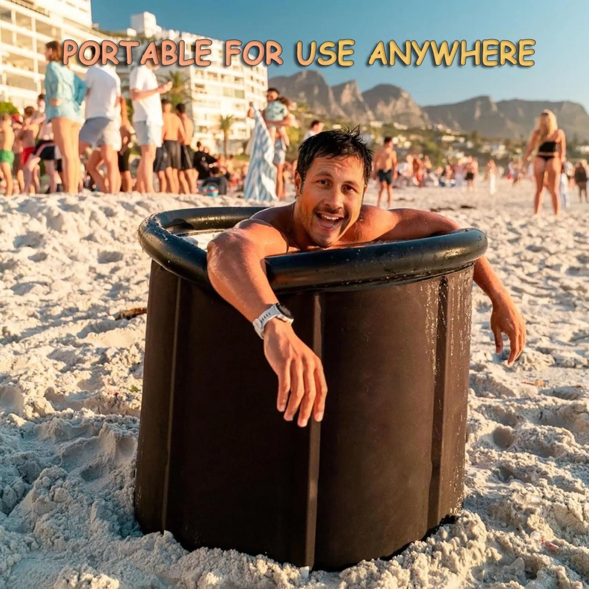 Portable Ice Bath Tub - Accelerate Recovery Anywhere Ruck2Rise S8865f56f14024404a9f5867f4110e802Z