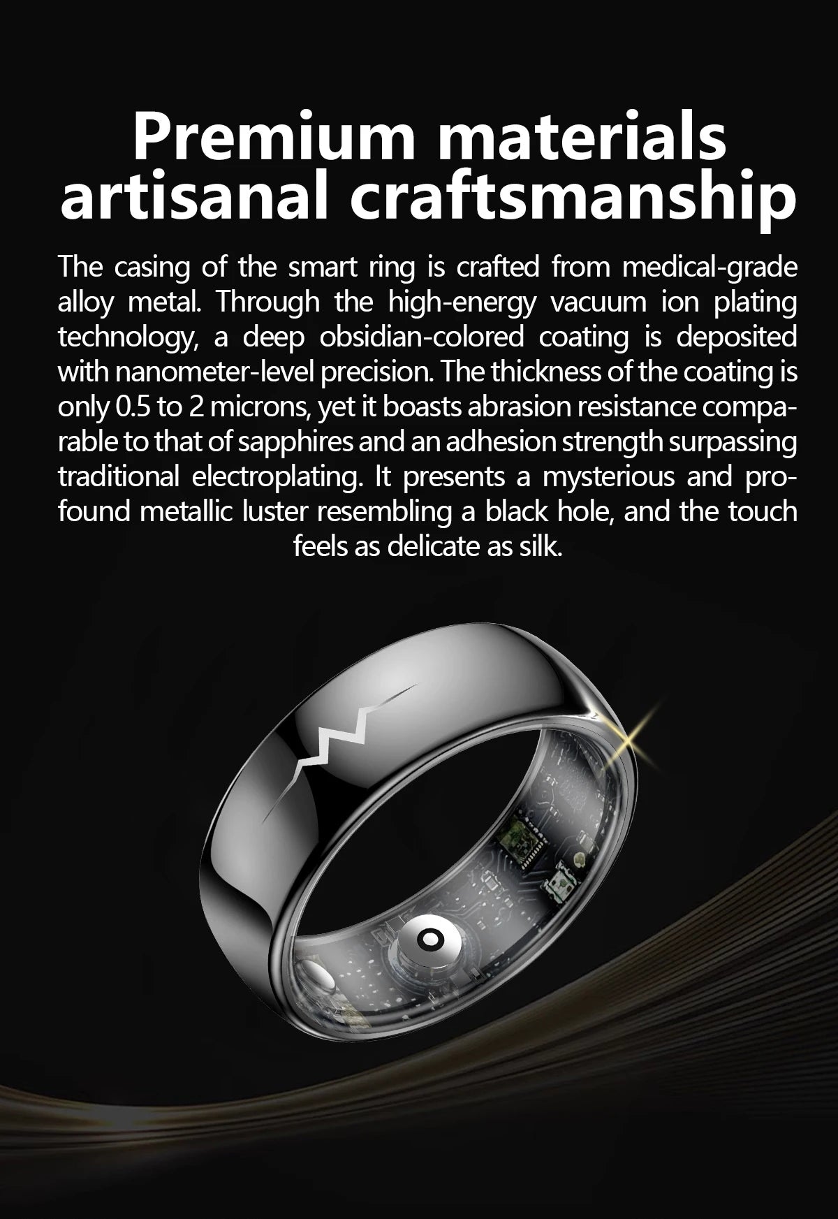 AI ECG Smart Ring - Advanced Health Monitoring You Can Wear Ruck2Rise Saba5e6be74fa4e7e9d5bc22f854cdf21I