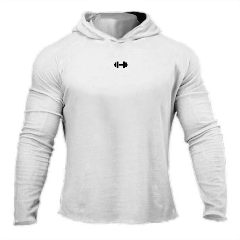 Long Sleeve Hooded Gym Shirt - All-Season Performance Wear White Ruck2Rise Sccfeb155b91446f5ba9b2710e8beb48ar