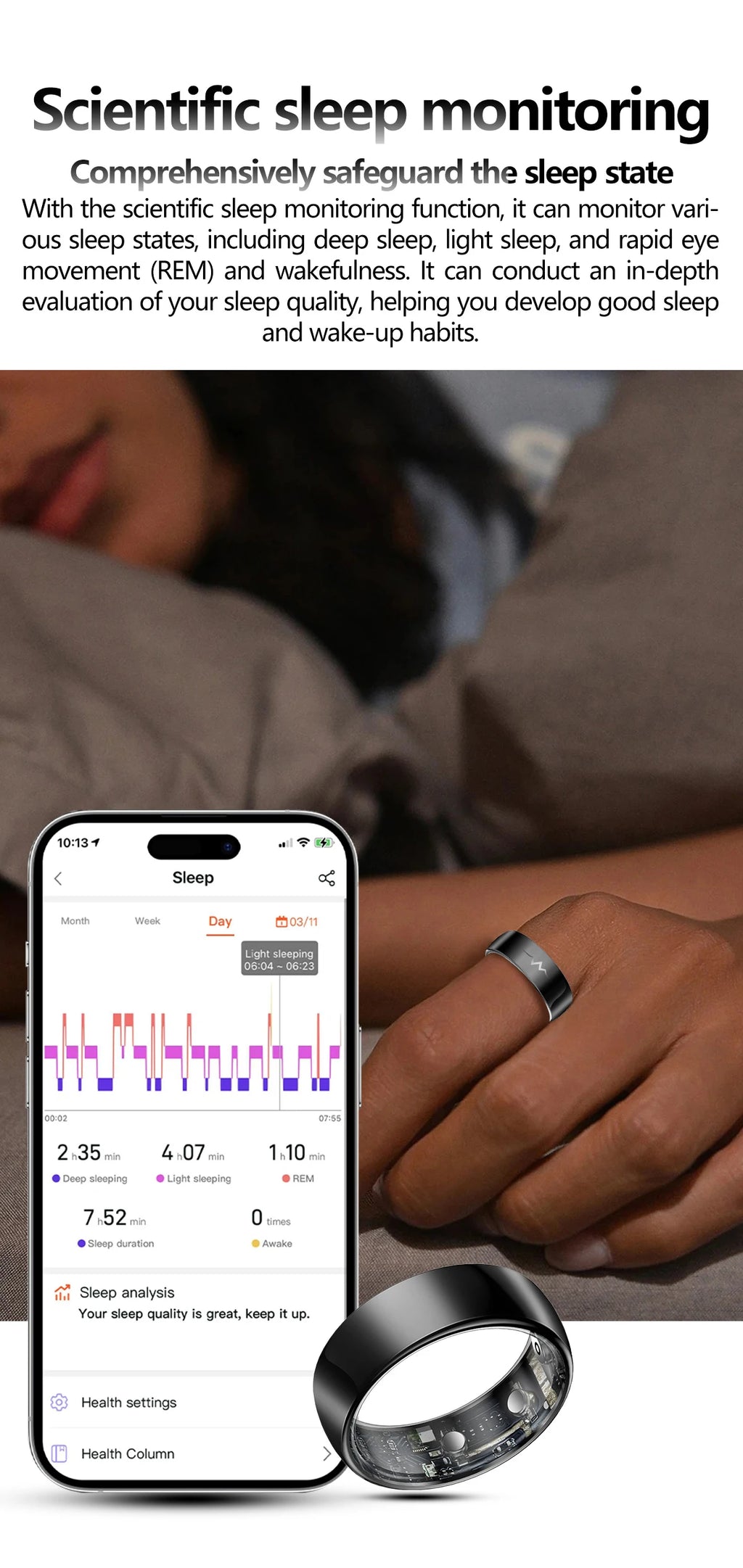 AI ECG Smart Ring - Advanced Health Monitoring You Can Wear Ruck2Rise Sd00dc1c8288f4a27a7c5d64a3cb760e53