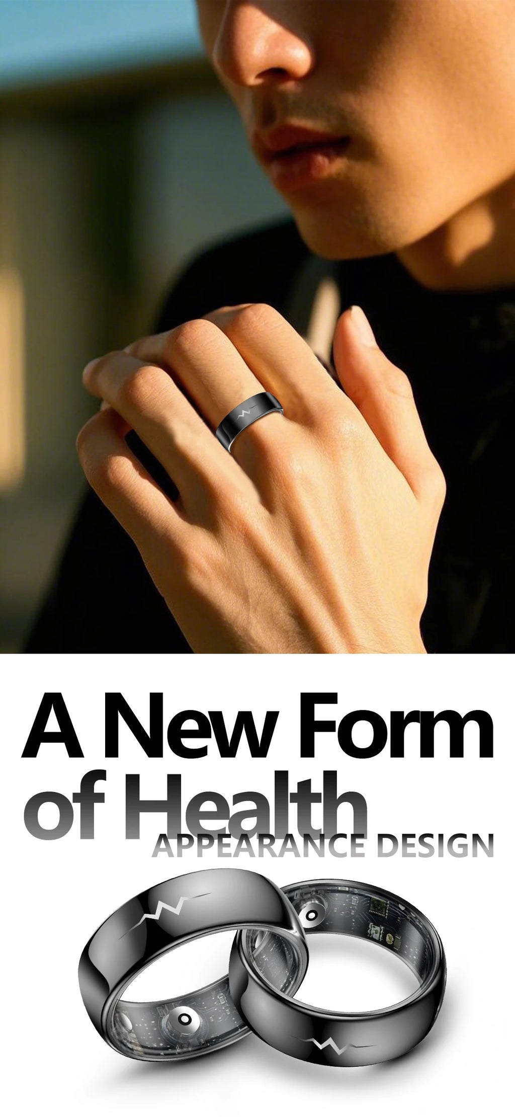 AI ECG Smart Ring - Advanced Health Monitoring You Can Wear Ruck2Rise Sdecb05e82c154f6399f10aa76fc03e3f1