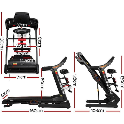 Electric Treadmill - Run Towards Your Goals at Home Gym Equipment Ruck2Rise TMILL-CHI-480-MSG-01
