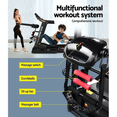 Electric Treadmill - Run Towards Your Goals at Home Gym Equipment Ruck2Rise TMILL-CHI-480-MSG-03