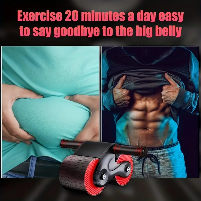 Automatic Rebound Abdominal Muscle Training Wheel Sports & Fitness > Fitness Accessories TM aae6956e479824247e6ee7622ca2872c