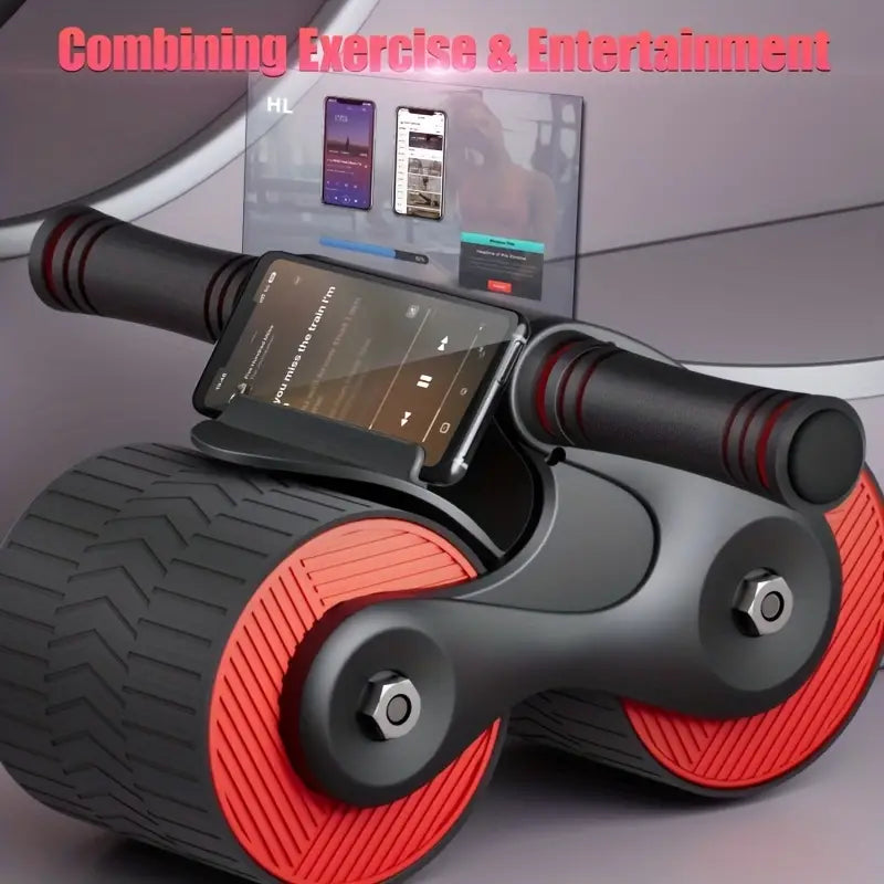 Automatic Rebound Abdominal Muscle Training Wheel Sports & Fitness > Fitness Accessories TM dd68bde9e42b6b8b94069169616e3f29