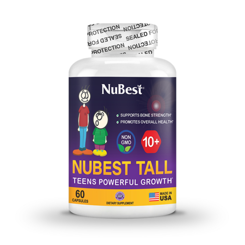 NuBest Tall 10+, Powerful Growth Support for Teens (60 Capsules) 1-pack Vitamins Ruck2Rise nubesttall10-avatar_1d4e49c8-4430-4137-88fd-dc2ccbedc057