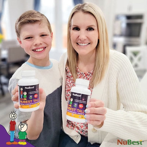 NuBest Tall 10+, Powerful Growth Support for Teens (60 Capsules) Vitamins Ruck2Rise nubesttall10-slide-07-kols-02-11042023