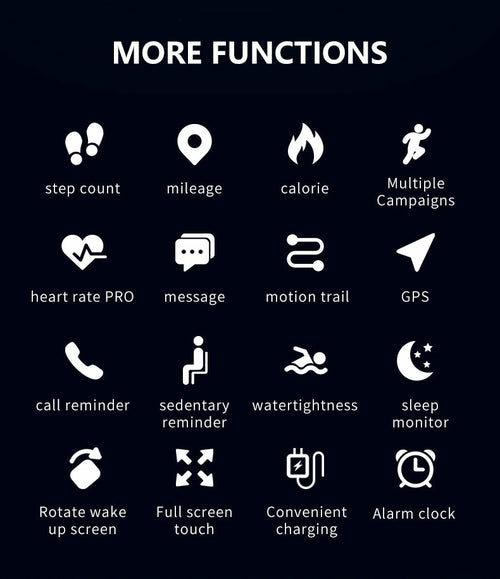 Smart Fitness Tracker Watch - Waterproof Multi-Sport GPS Monitor Ruck 2 Rise sporty_20_3